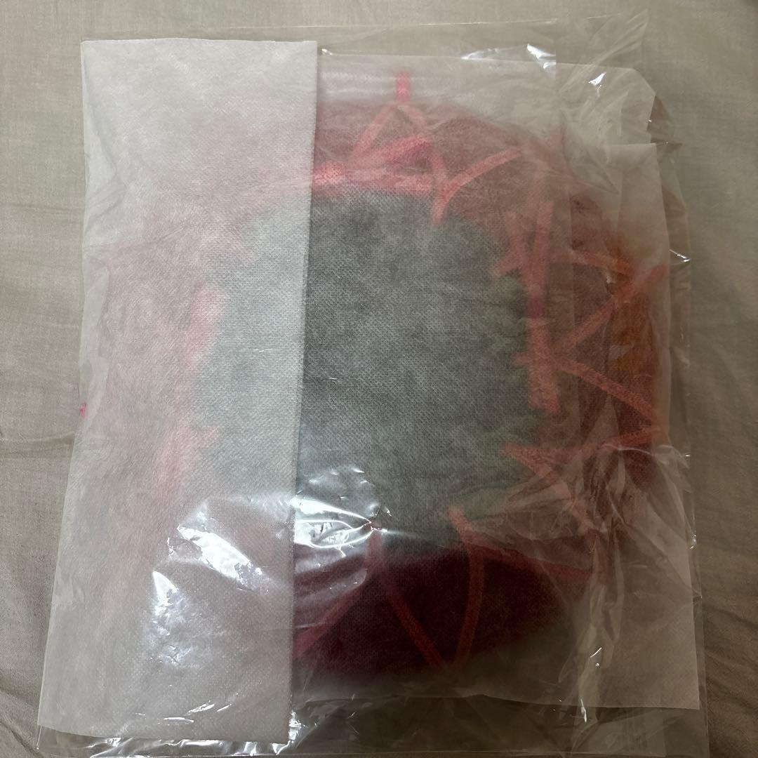 バラ色の帽子　ベレー帽　赤　BaraironoBoushi