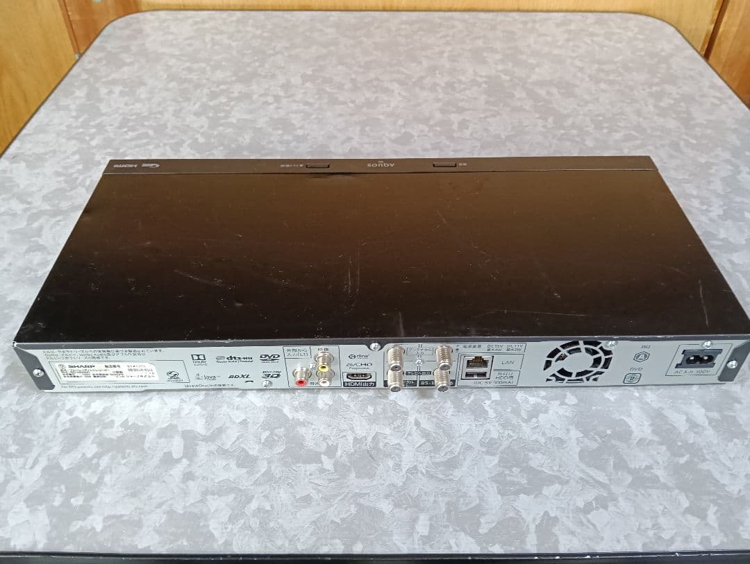 SHARP AQUOS ブルーレイレコーダー BD-NW500 新品リモコン付
