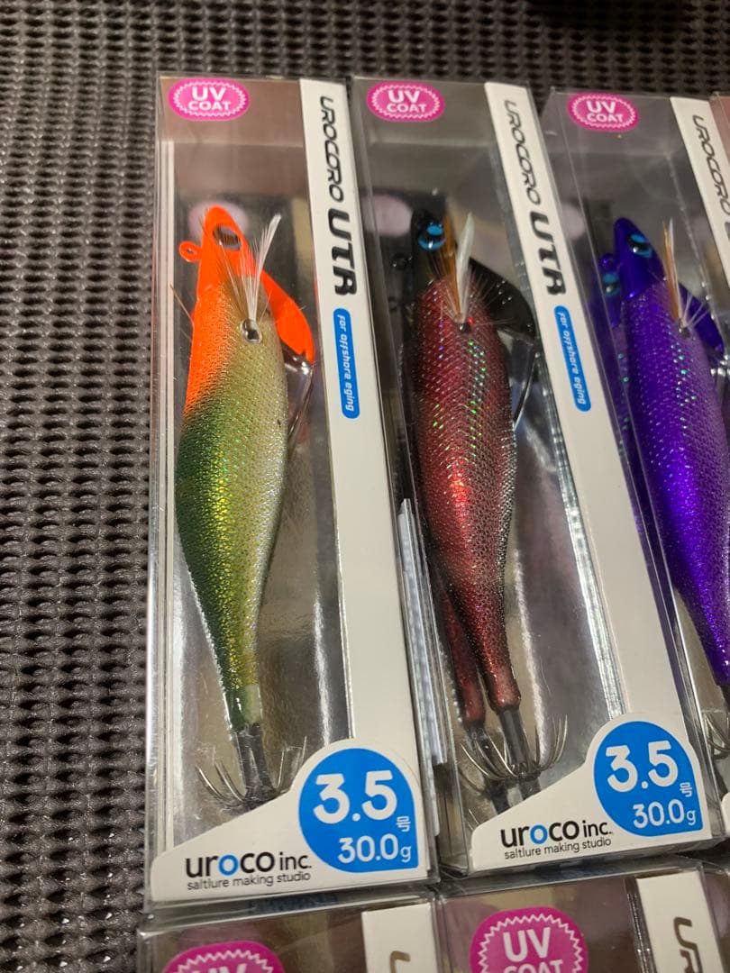 ウロコロUTR！3.5号9本！6カラー！ティップランに！ダートマックスtr