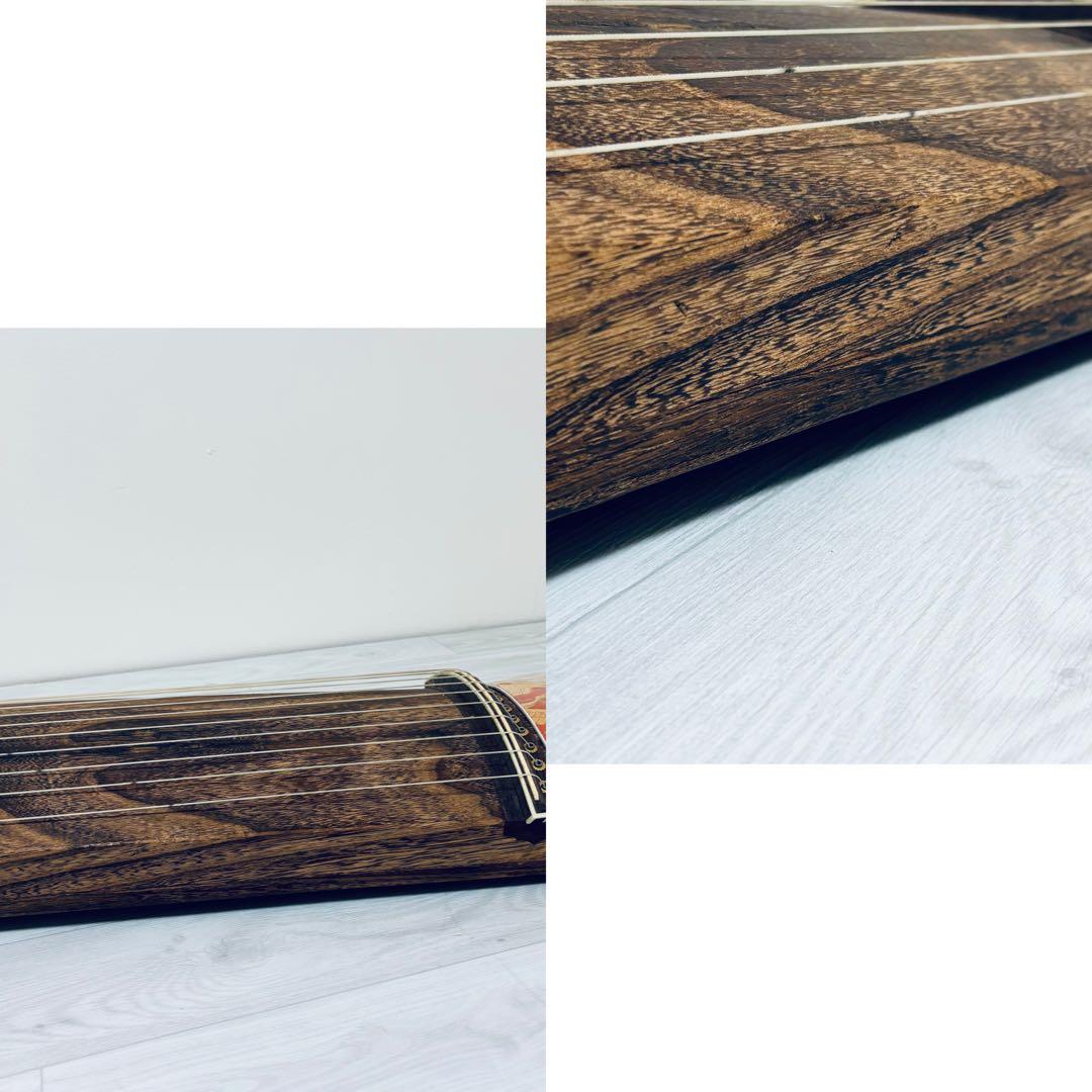 箏　13弦　すだれ彫り　和楽器　並甲 全長約181cm 収納バッグ　おまけ付き