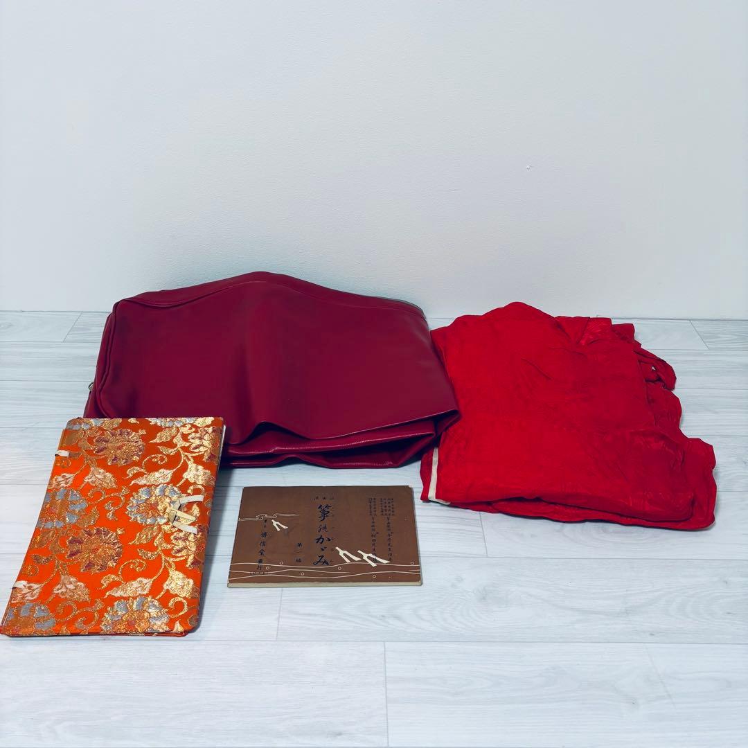 箏　13弦　すだれ彫り　和楽器　並甲 全長約181cm 収納バッグ　おまけ付き