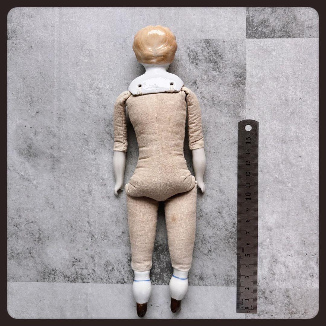 アンティーク　 ブロンド　チャイナヘッドドール ビスクドール