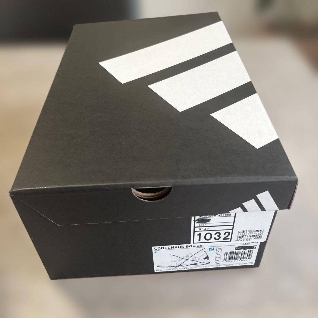 adidas コードカオス22ボア ホワイト/ブラック/ルシッドレモン