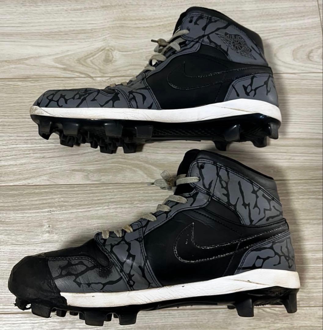 コ*ト様 激レア ナイキ エアジョーダン1 野球 ポイントスパイク 29cm