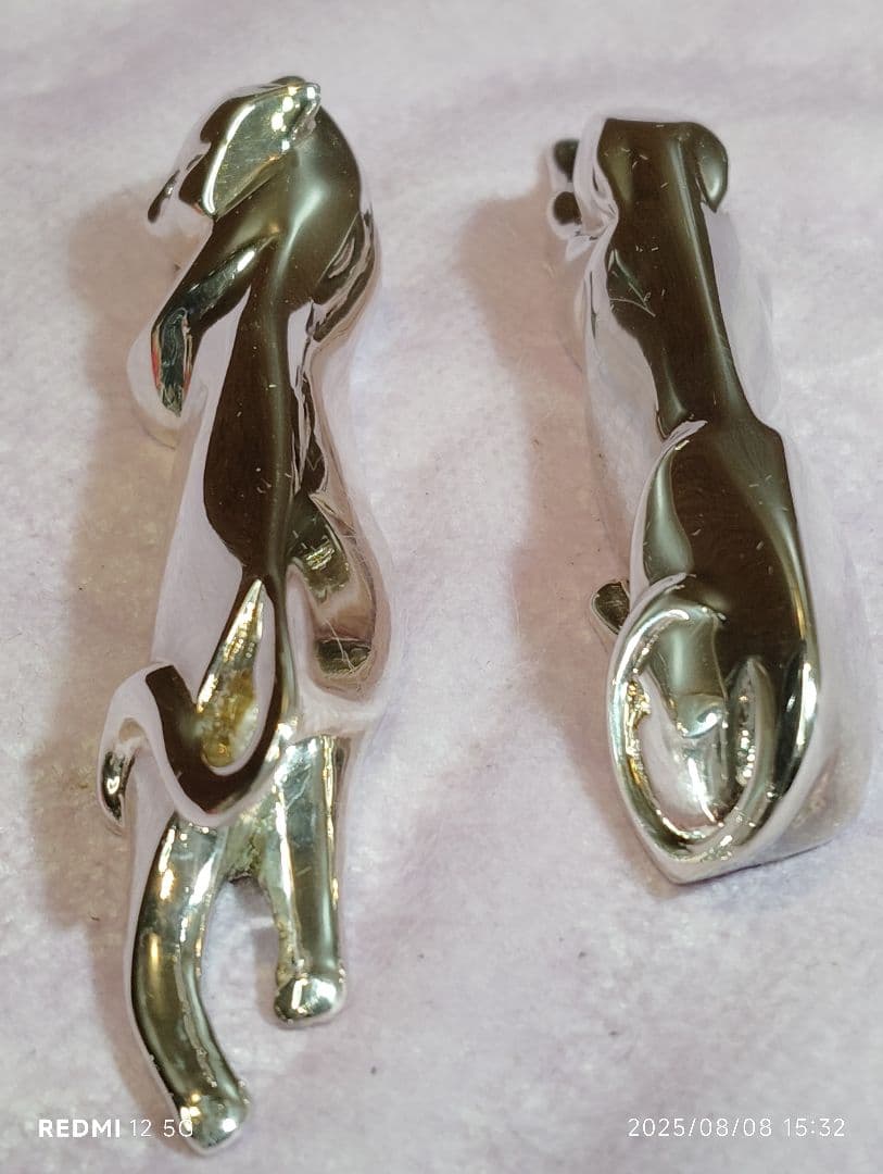 希少 Christofle クリストフル シルバープレート ガリア 犬 猫