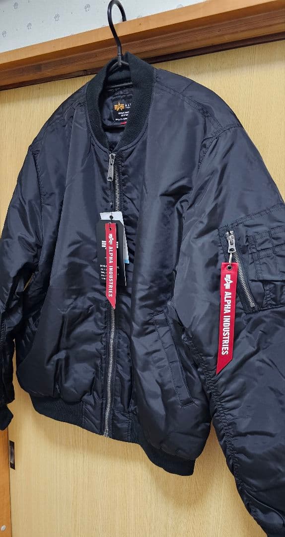 ALPHA INDUSTRIES MA-1 フライトジャケット ブラック　未使用
