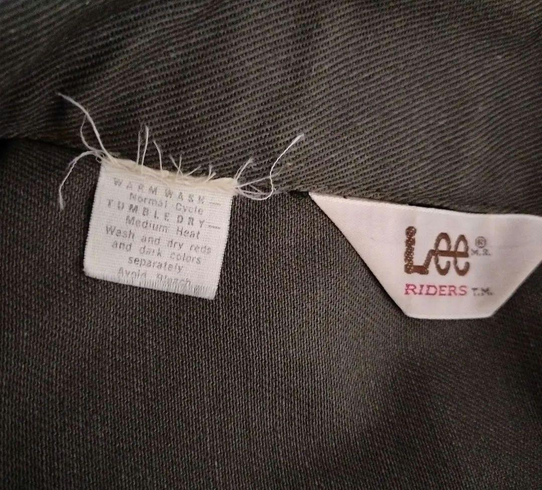 希少　70s　LEE ウエスターナー　モカオリーブ　ヴィンテージ 三角タグ