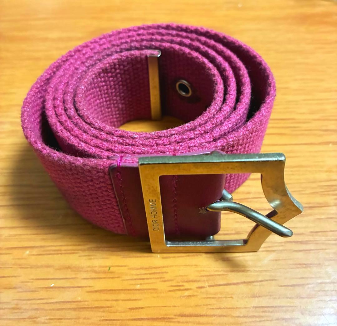 05SS ディオールオム Dバックルベルト 激レア アーカイブ エディ