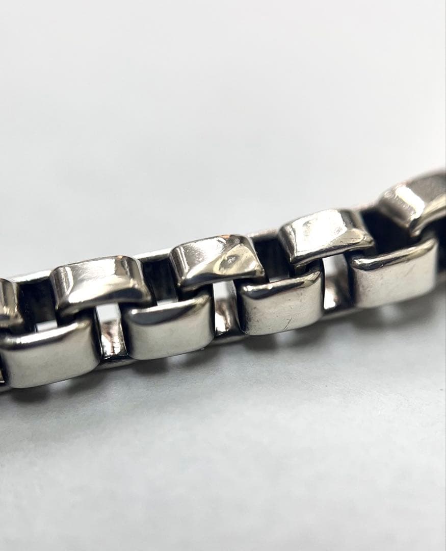 ティファニー ベネチアン ID プレート ブレスレット SV925