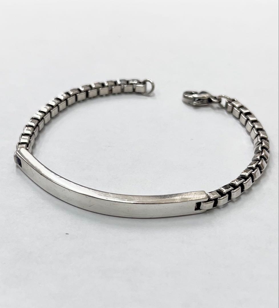 ティファニー ベネチアン ID プレート ブレスレット SV925