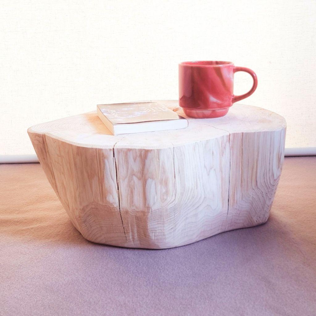 天然アロマ 東濃ひのき テーブル 飾り台 無垢無塗装 オーガニック