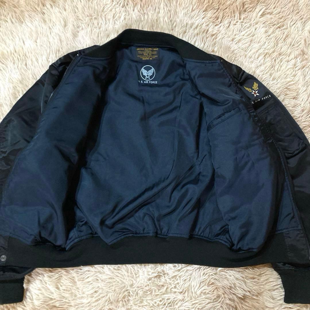 【美品】ヒューストンL-2 極希少カラーブラック 希少44（XXL）