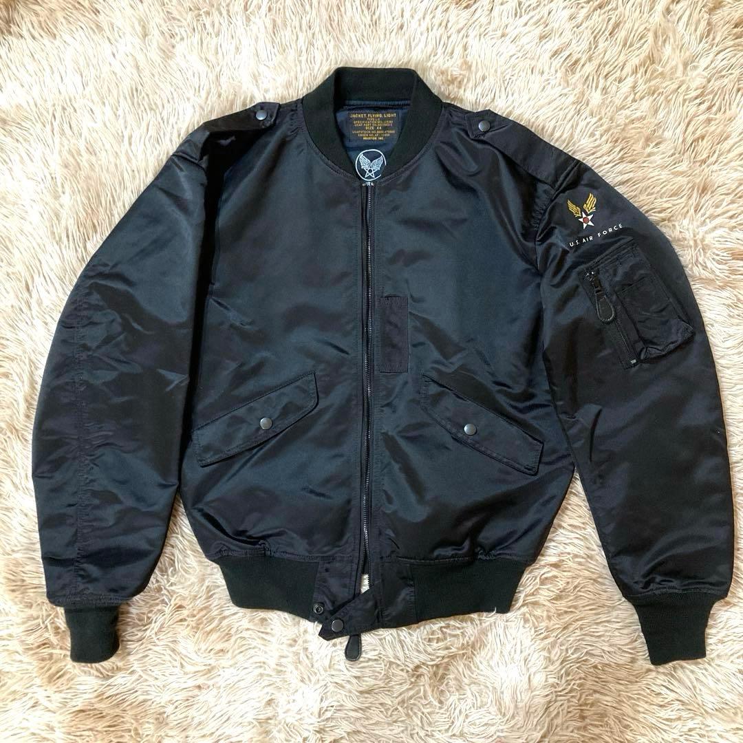 【美品】ヒューストンL-2 極希少カラーブラック 希少44（XXL）