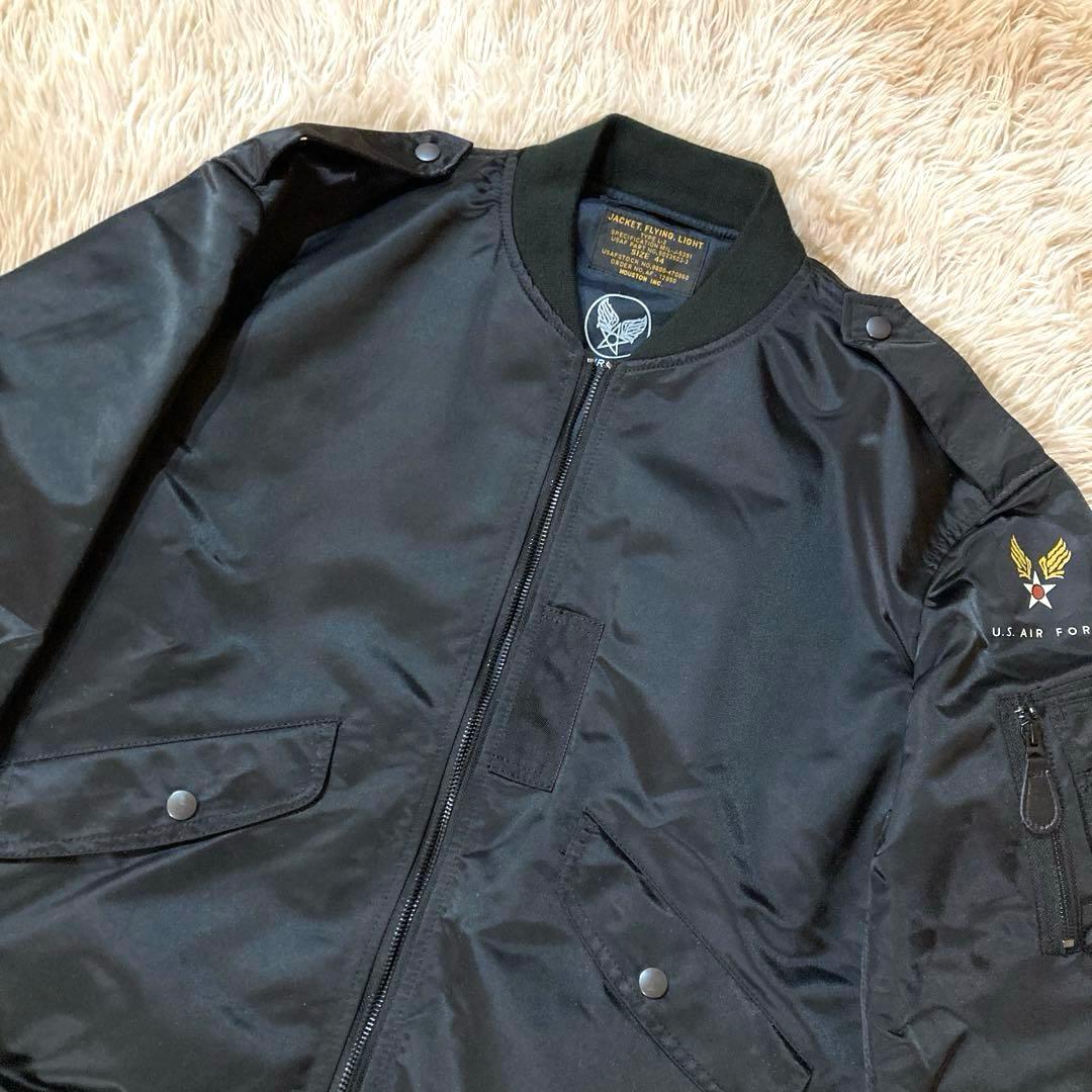 【美品】ヒューストンL-2 極希少カラーブラック 希少44（XXL）