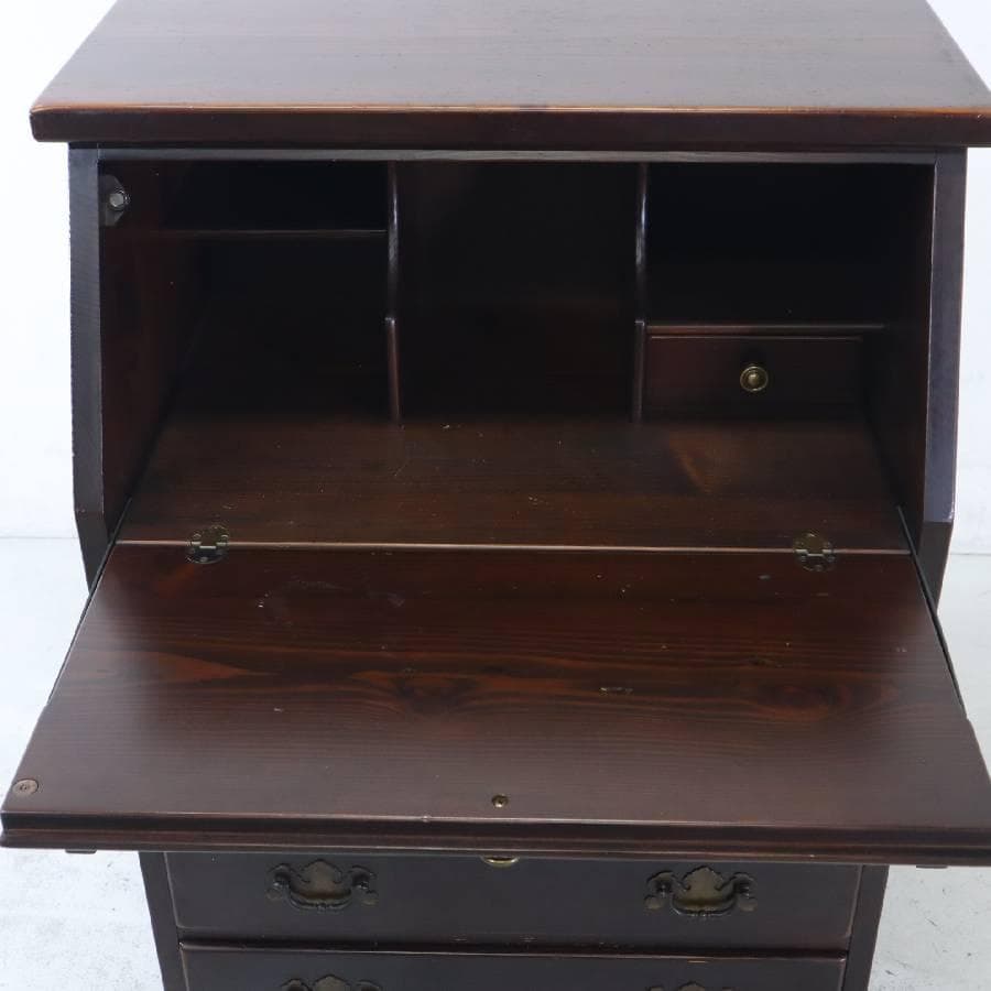 飛騨産業 キツツキ フロンティア ライティングデスク 英国アンティーク調