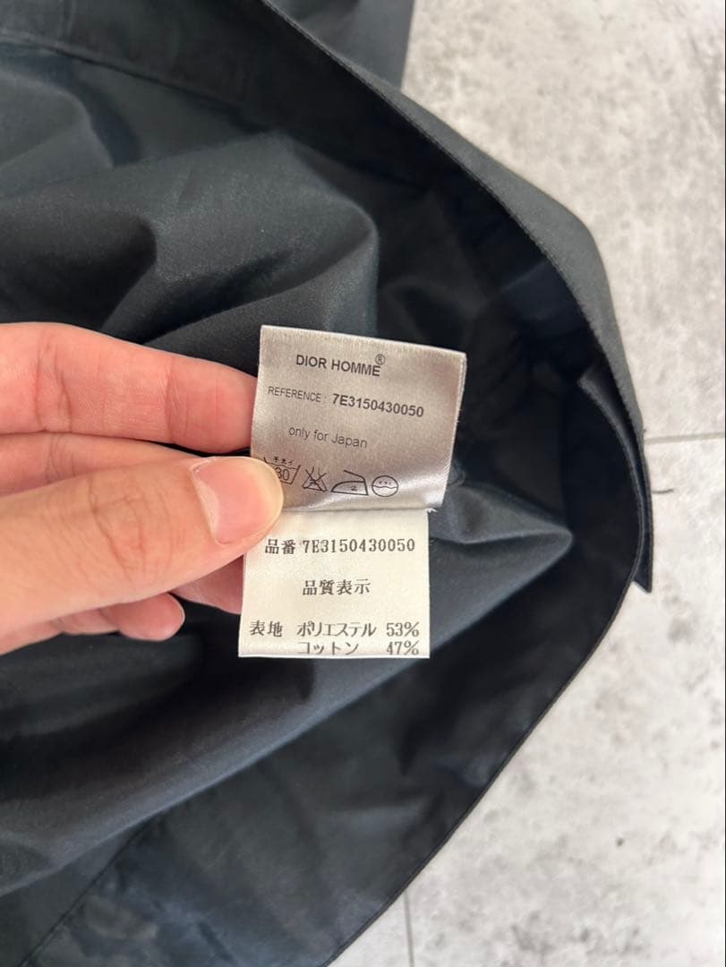 Dior Homme SS07 ミリタリー　半袖シャツ　39