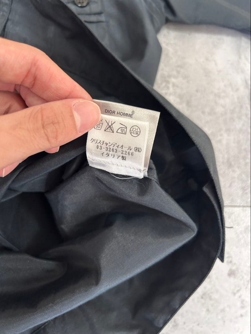 Dior Homme SS07 ミリタリー　半袖シャツ　39