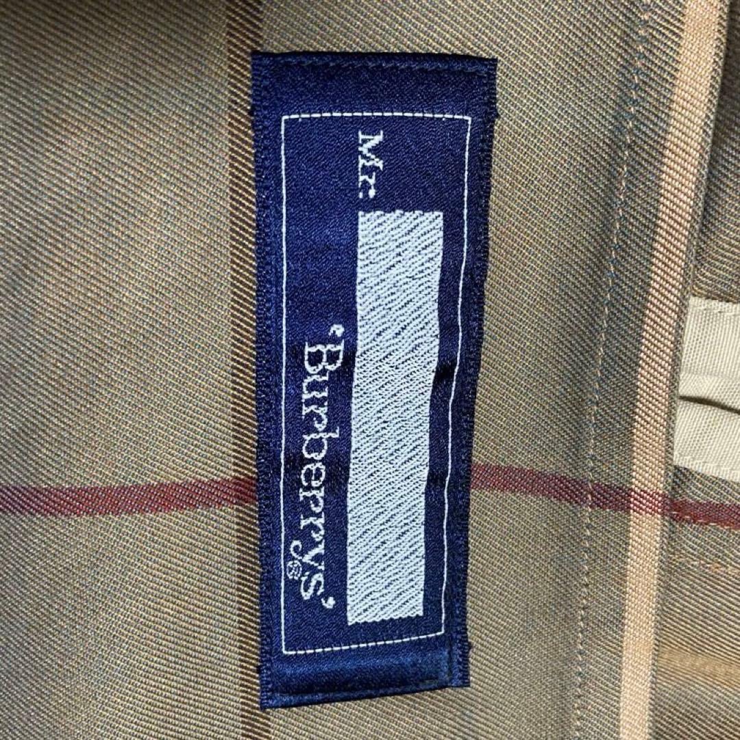 Burberrys ステンカラーコート ベージュ 裏地チェック柄 C-TK83 - メルカリ