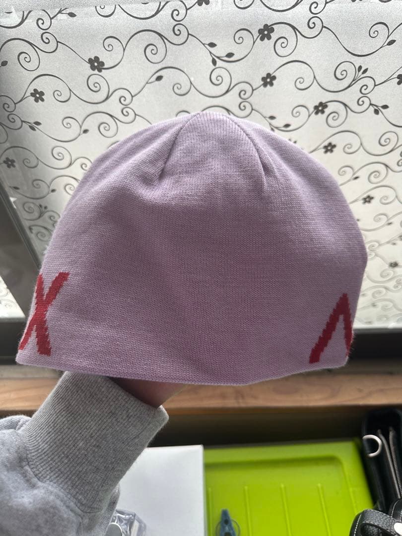 arc'teryx ビーニー ピンク - メルカリ