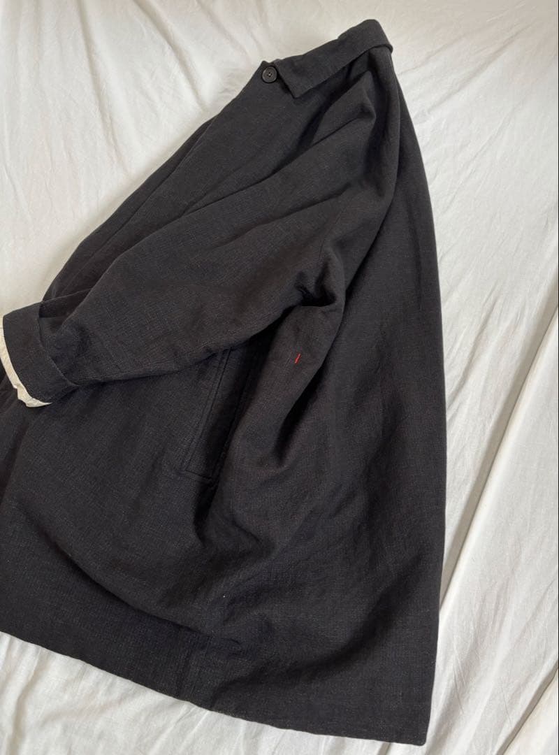 casey casey ROTHERDAM COAT ウールリネン コート 美品