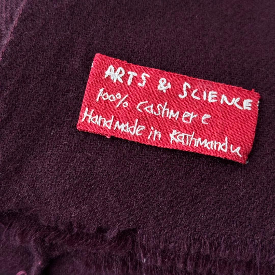 ARTS&SCIENCE Big Tassel Shawl カシミヤ ショール