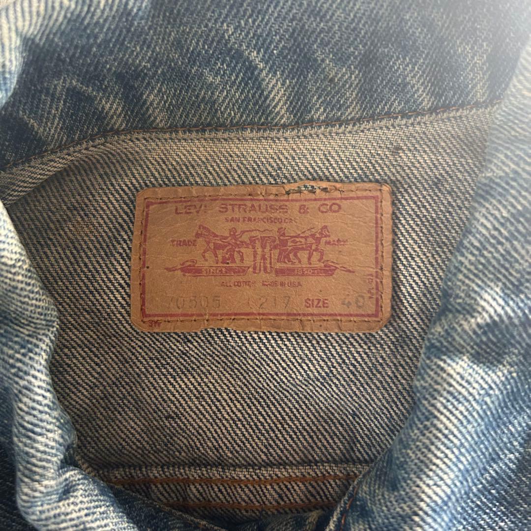 70s 80s Levi’s 70505-0217 デニムジャケット　4th