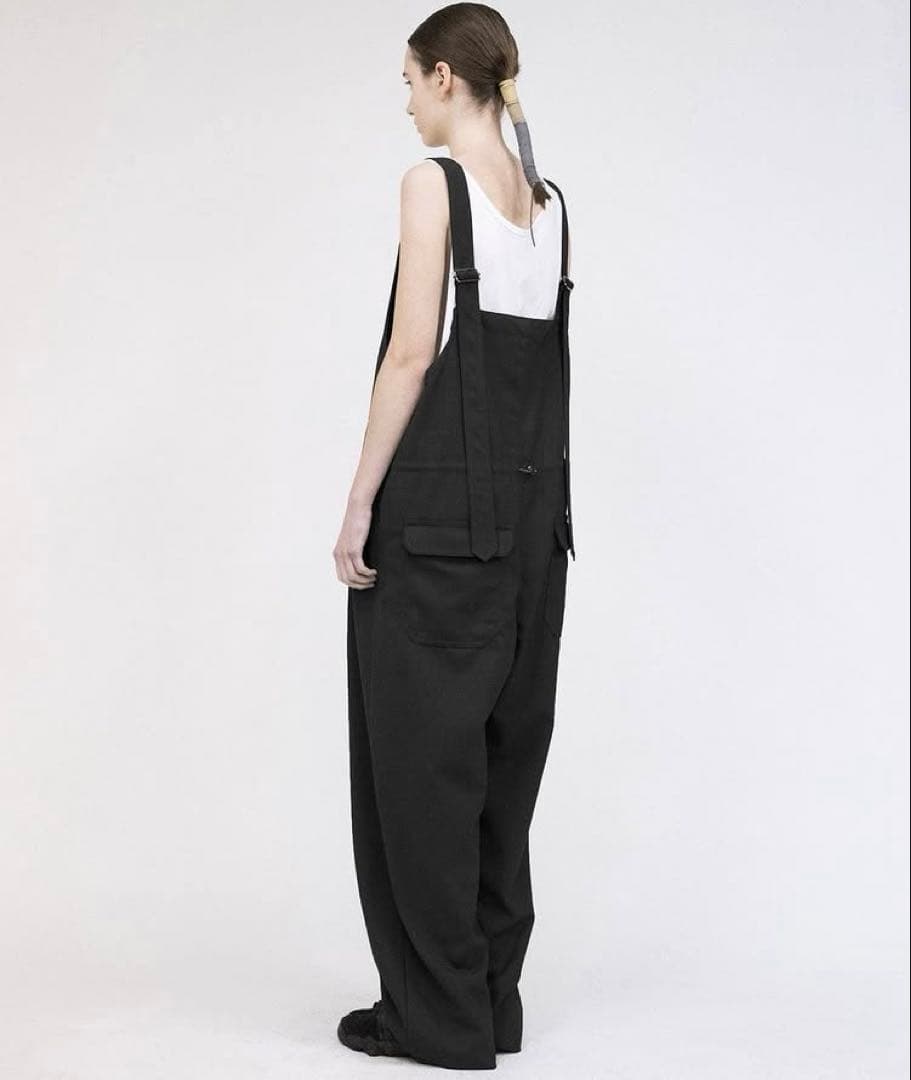 美品＊ヴォアーブ／サロペット オールインワン つなぎ ブラック