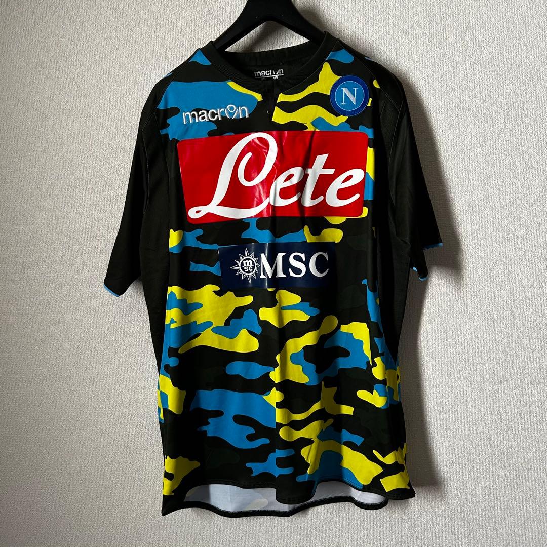 SSC Napoli 迷彩柄シャツ Mサイズ 2012-13