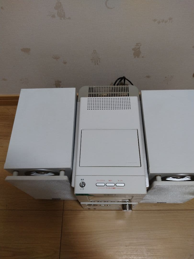 ②美品　SONY MD搭載コンポ CMT-M35WM ソニーブラックCD