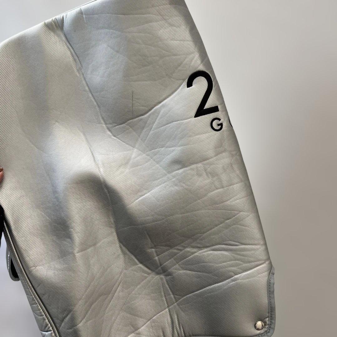 23区　キャスター付きキャディバッグ&セルフバッグ　シルバー