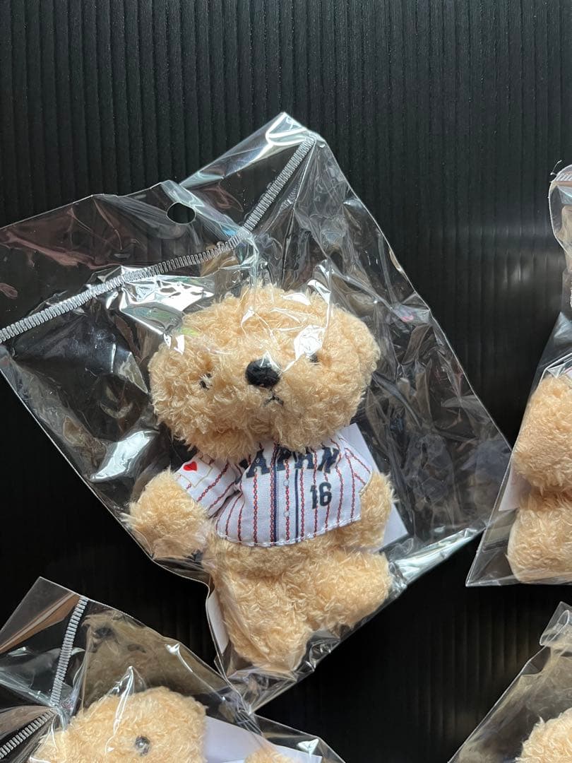 大谷翔平 WBC ユニフォームベア キーチェン 4種セット 新品未開封
