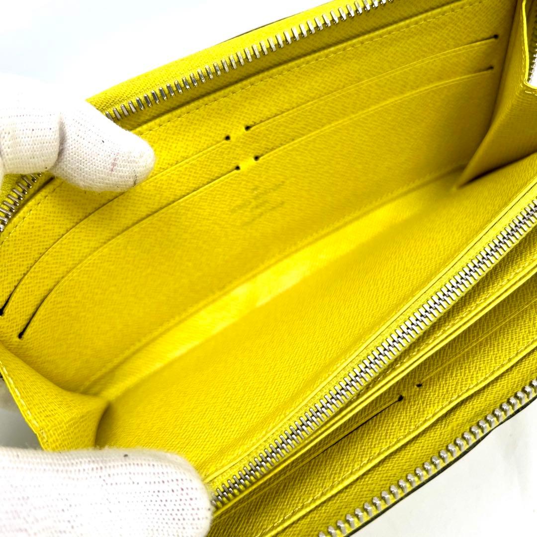 ルイヴィトン　 エピ ジッピーウォレット イエロー M60436 ラウンドジップ