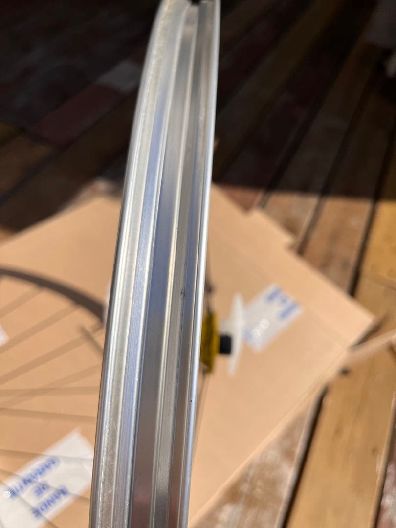 希少　MAVIC 前輪ホイール シルバー