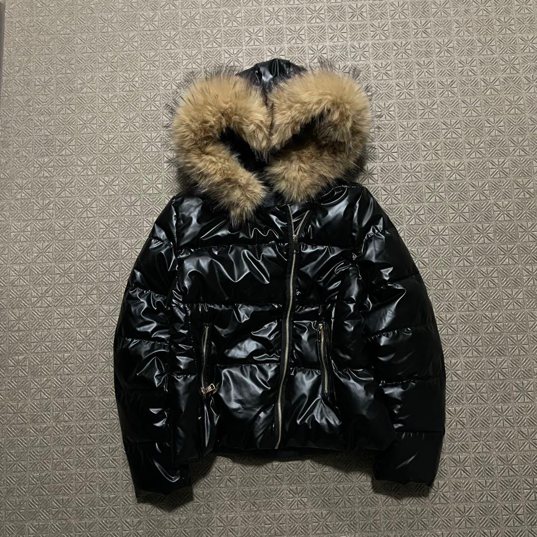 Y2K N2B OPIUM 短丈 フライト ボンバージャケット ファーフード74