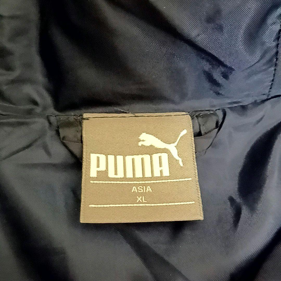 【美品★XLサイズ】PUMA プーマ　ダウン　ロング　ベンチコート　ネイビー