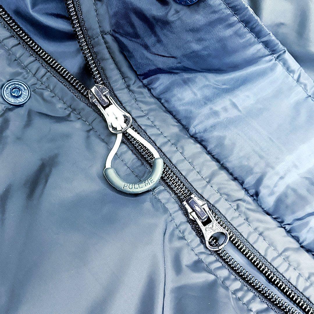 【美品★XLサイズ】PUMA プーマ　ダウン　ロング　ベンチコート　ネイビー