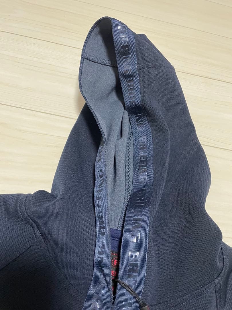 【新品】CE LOGO TAPE HOODIE RELAXED FIT ネイビー