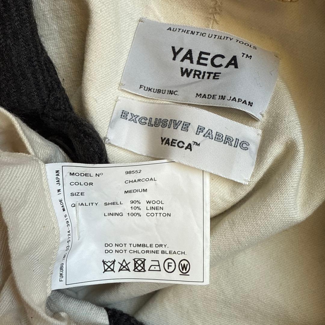 YAECA WRITE ウールリネンオーバーコート