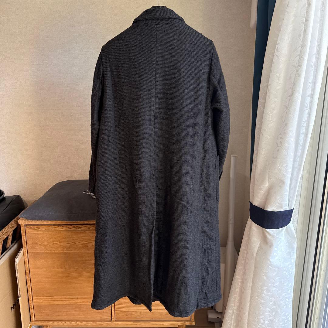 YAECA WRITE ウールリネンオーバーコート