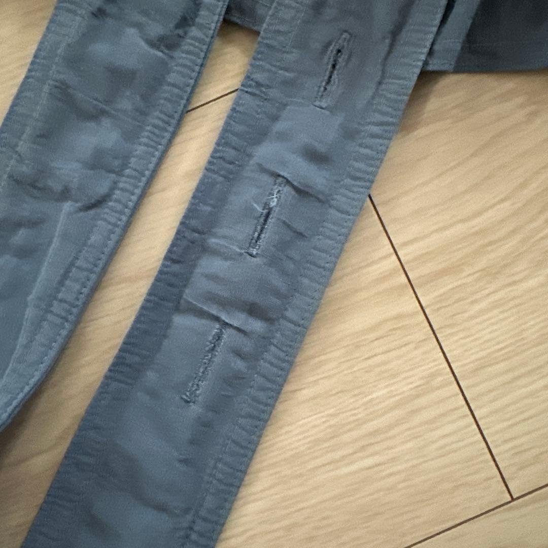 ネストローブ コットンリネン サロペット(ブルー)