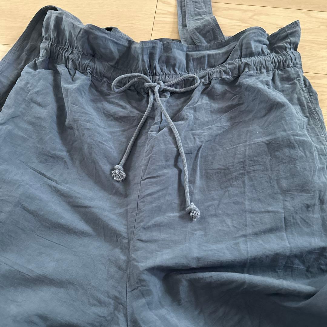 ネストローブ コットンリネン サロペット(ブルー)