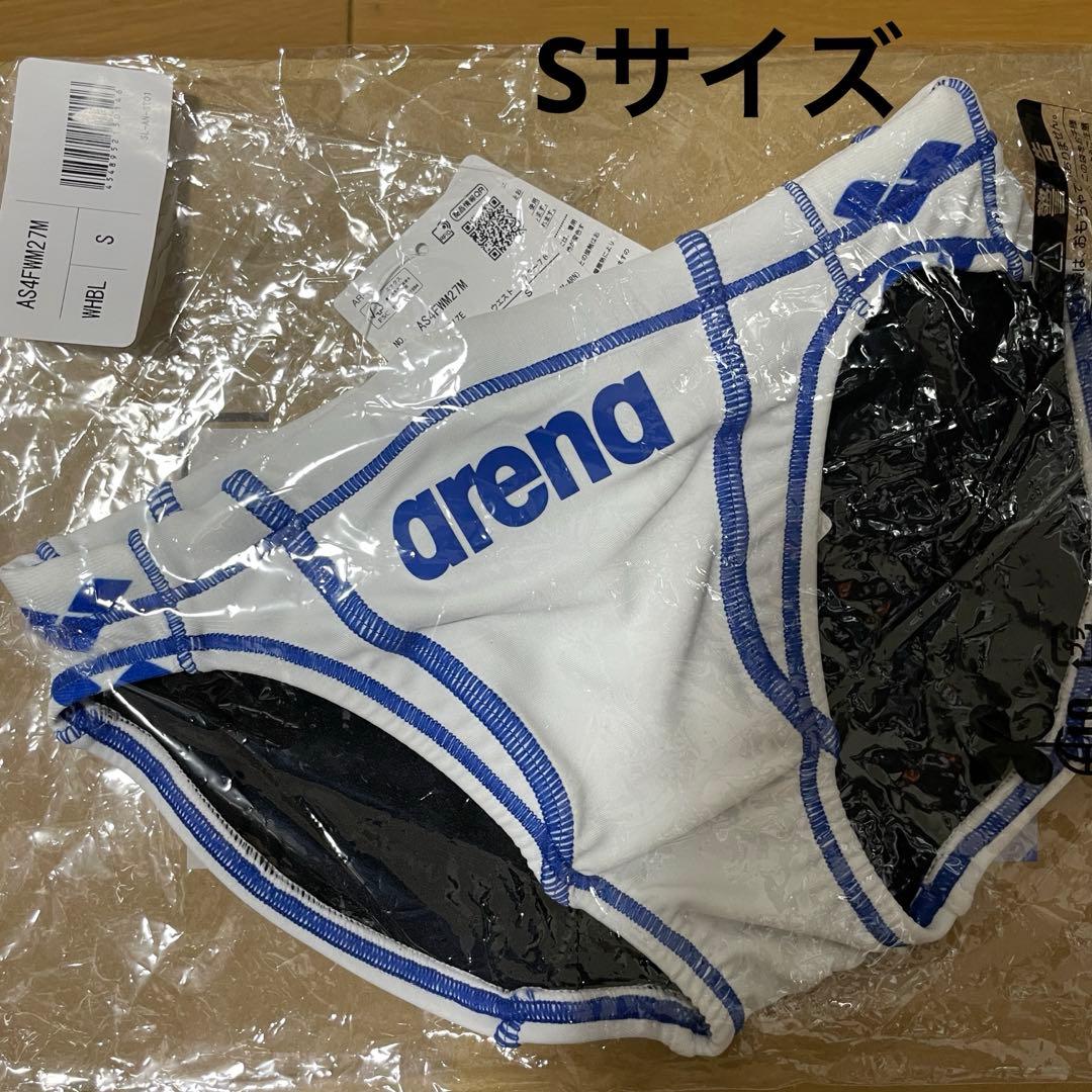 新品】arena 競パン Sサイズ AS4FWM27M ホワイトブルー - メルカリ