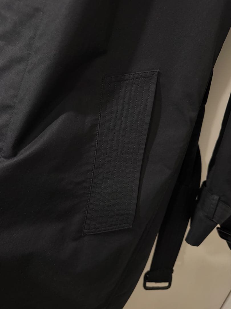 本人期　Margiela 05AW ステンカラーコート 48 ブラック