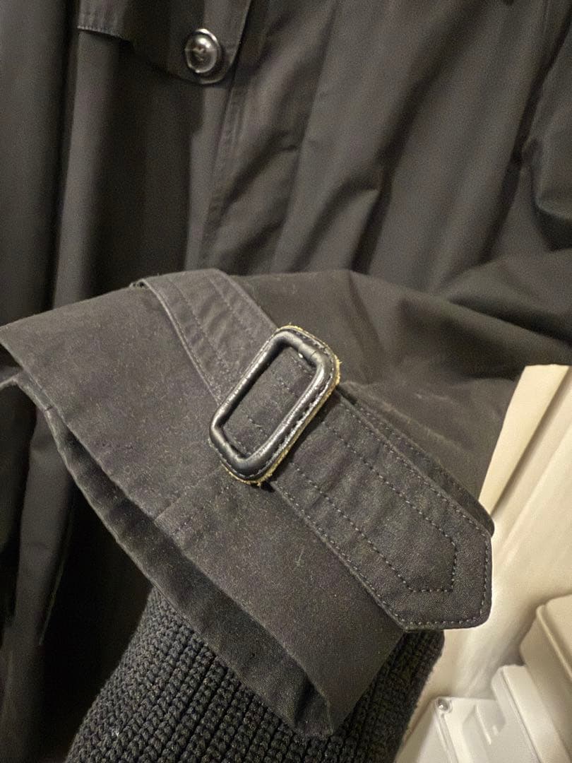 本人期　Margiela 05AW ステンカラーコート 48 ブラック