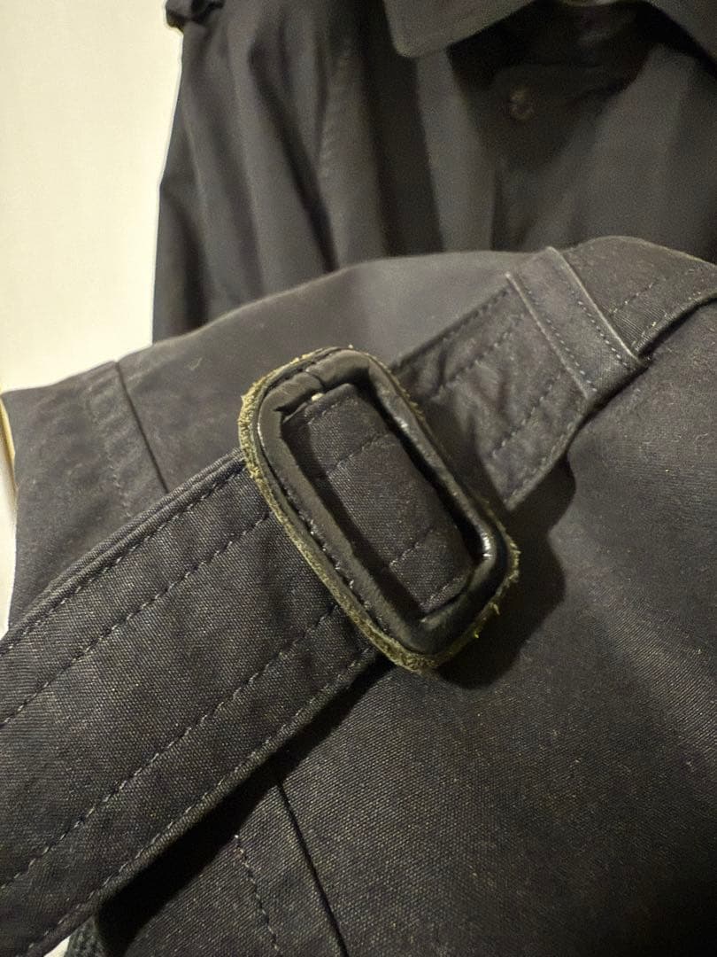 本人期　Margiela 05AW ステンカラーコート 48 ブラック