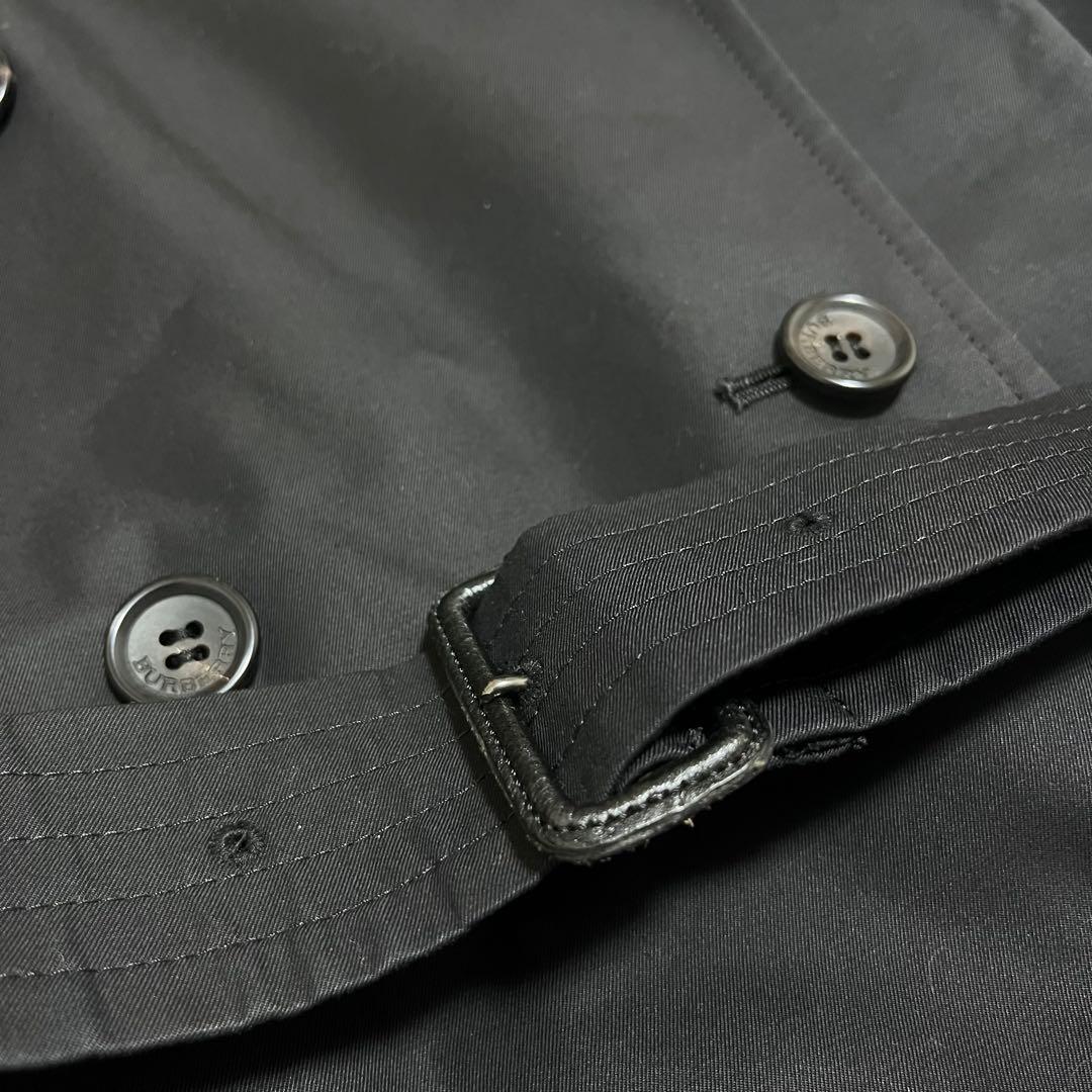 美品　バーバリーロンドン　コットン　ノバチェック　ショート　トレンチコート　44