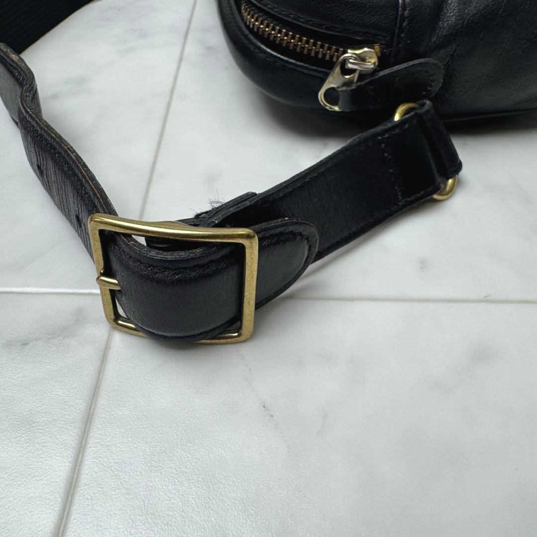 【激レア・美品】 USA製 オールドコーチ ウエストポーチ ダブルターンロック