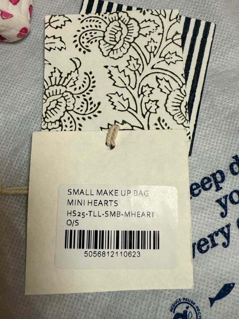 sz blockprints ロンハーマン ミニハート ポーチ 未使用品