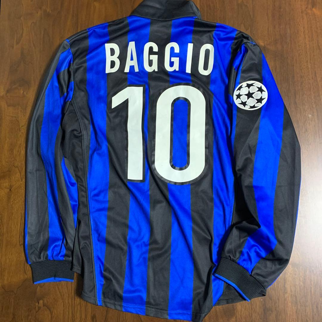 正規品 英国製ナイキ 1998/99 インテル 長袖ホームユニ ロベルト