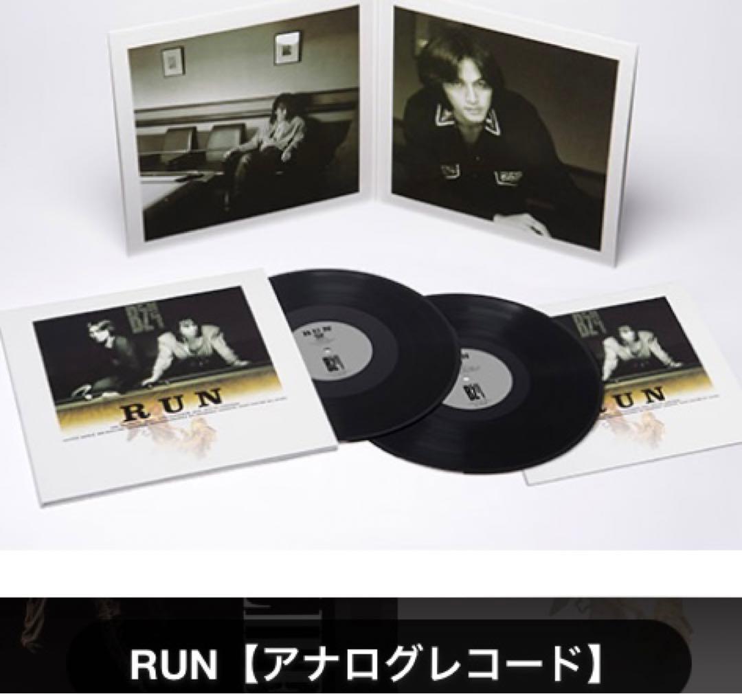 B'z 『RUN』アナログレコード - メルカリ